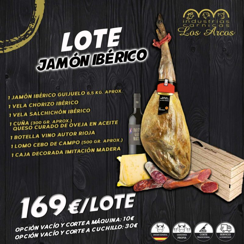 Lote jamón ibérico