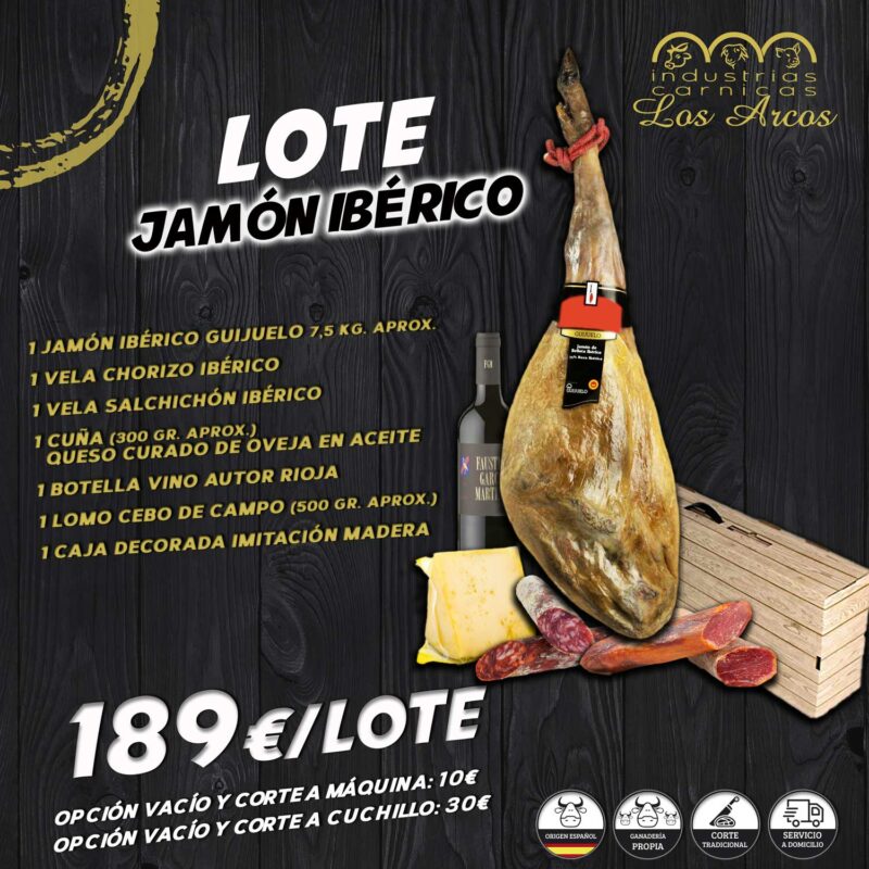 Lote jamón ibérico