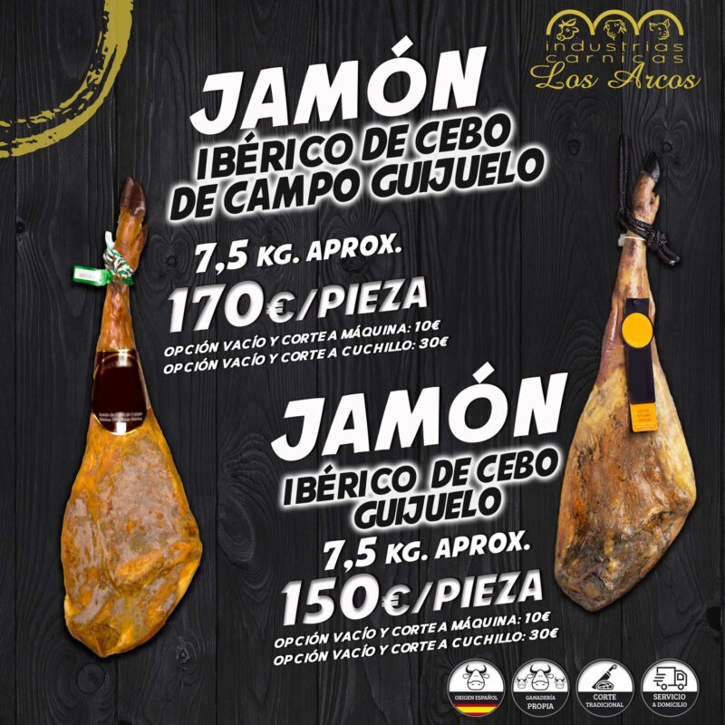 Jamón ibérico de cebo Guijuelo