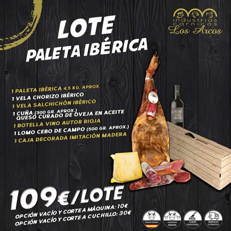 Lote paleta ibérica