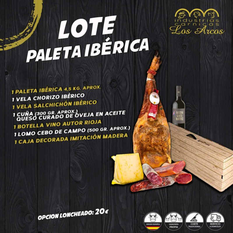 Lote paleta ibérica