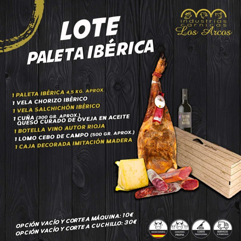 Lote paleta ibérica