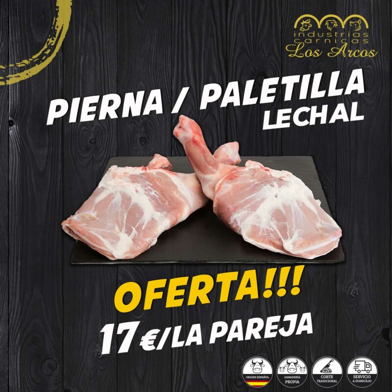 Pack Pierna y Paletilla Lechal - Oferta