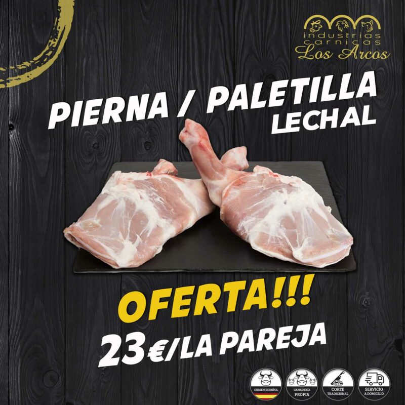 Pack Pierna y Paletilla Lechal - Oferta