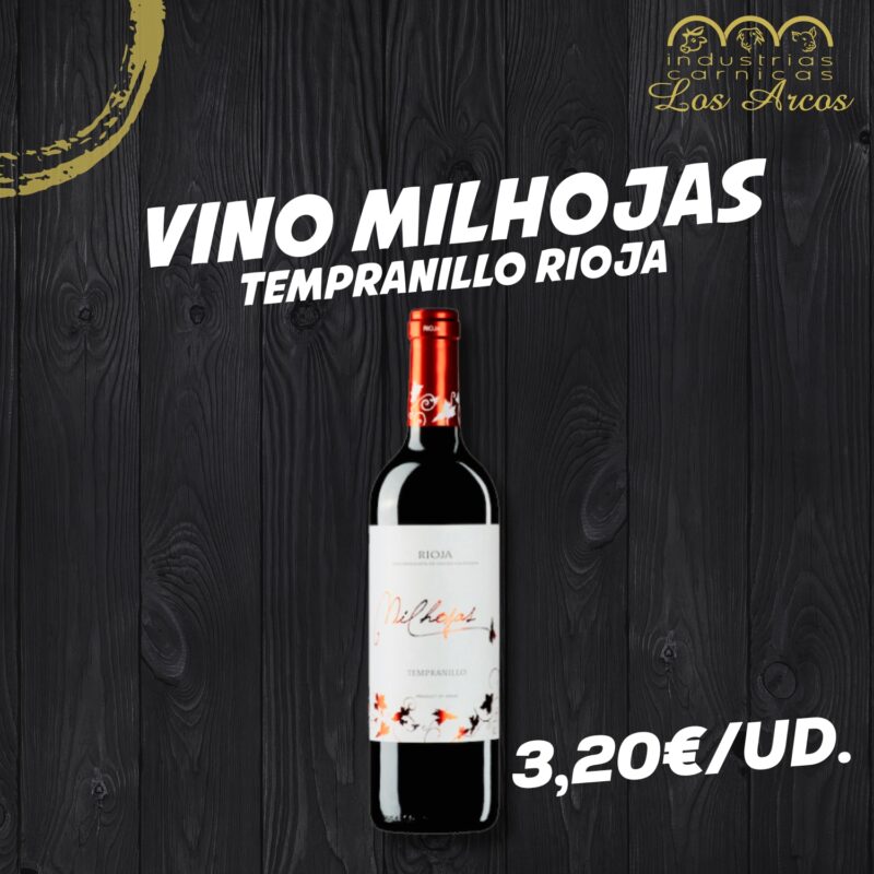 Vino Milhojas Tempranillo Rioja