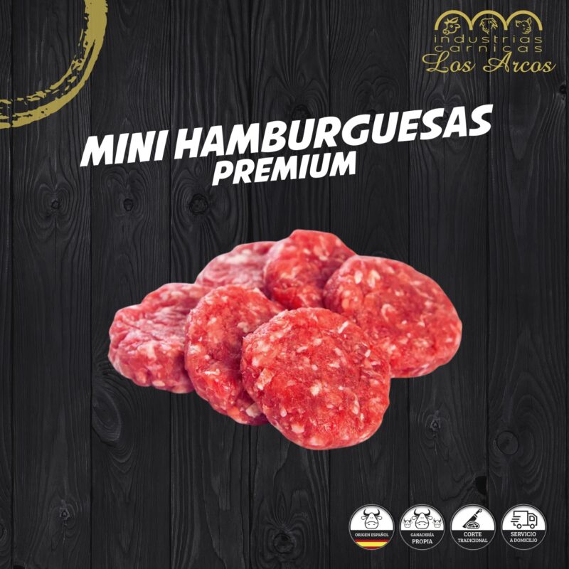 Mini hamburguesas premium