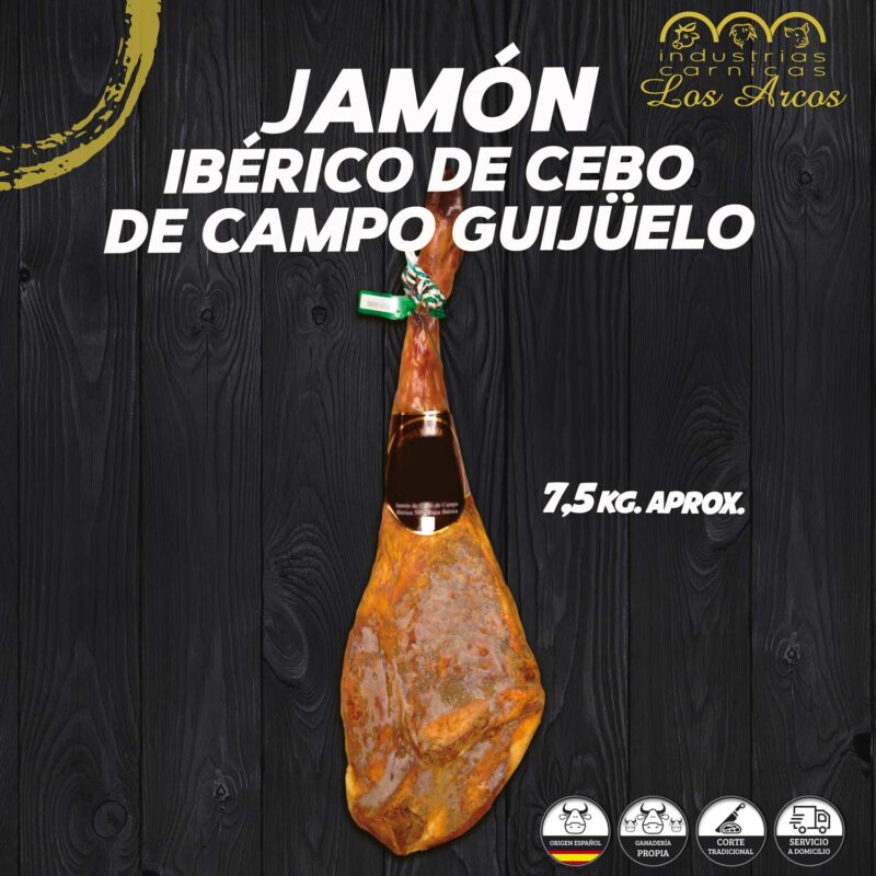Jamón ibérico de cebo de campo Guijuelo