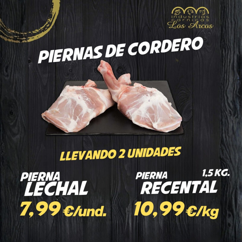 Piernas de Cordero - Oferta