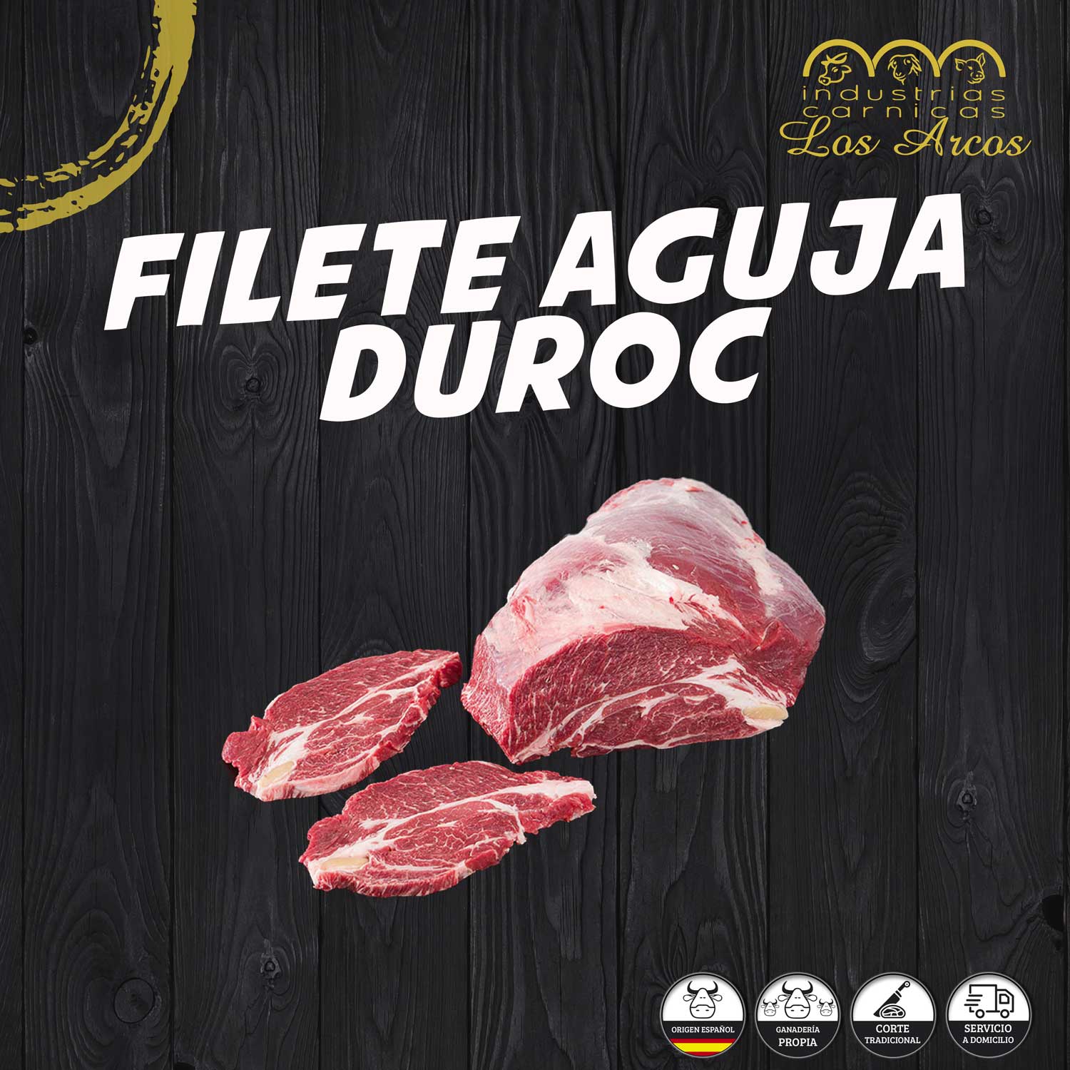 Filete de aguja duroc