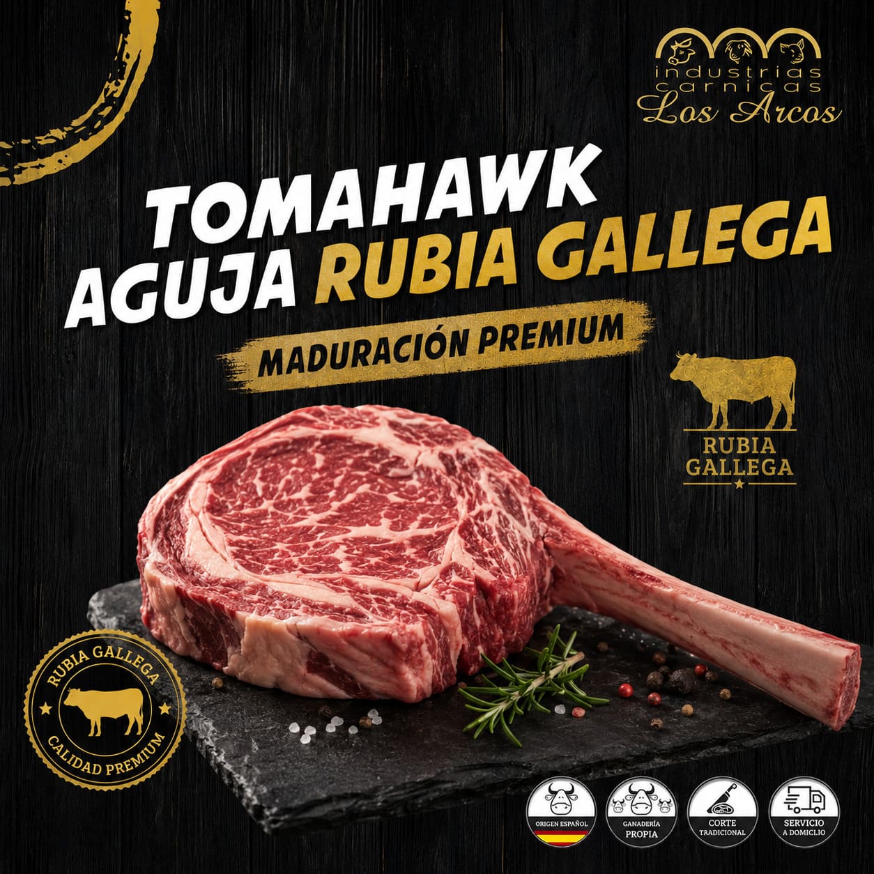 Tomahawk Aguja Rubia Gallega